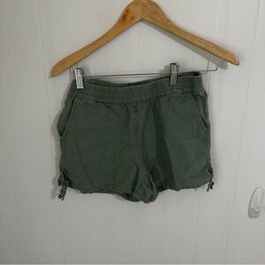 Sanctuary Green Athletic Shorts with Drawstring Waist